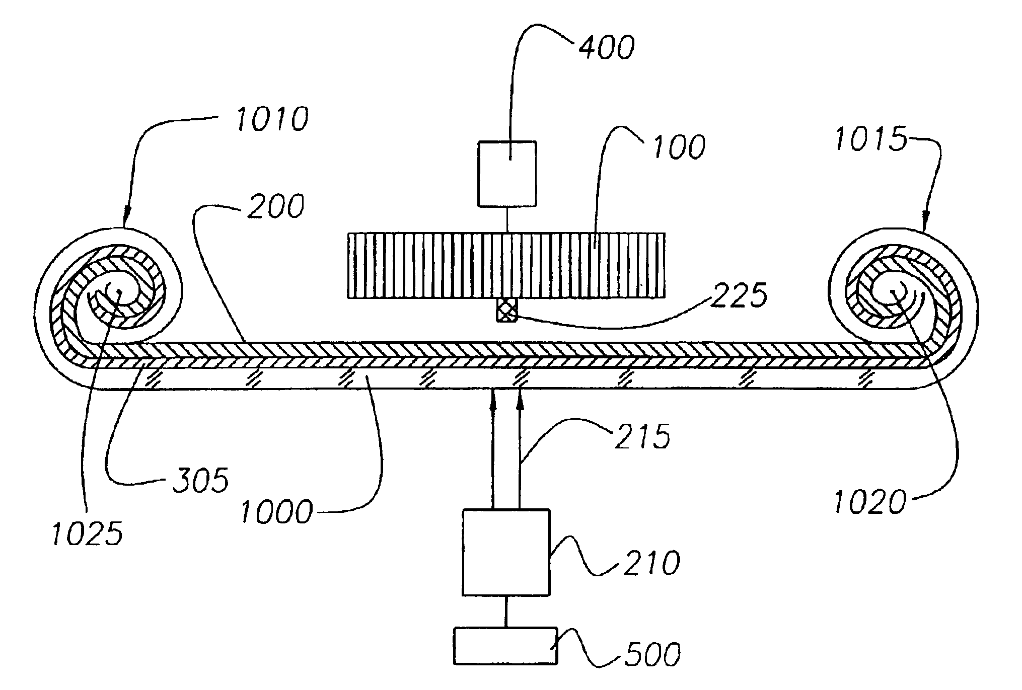 System and method of transfer printing an organic semiconductor