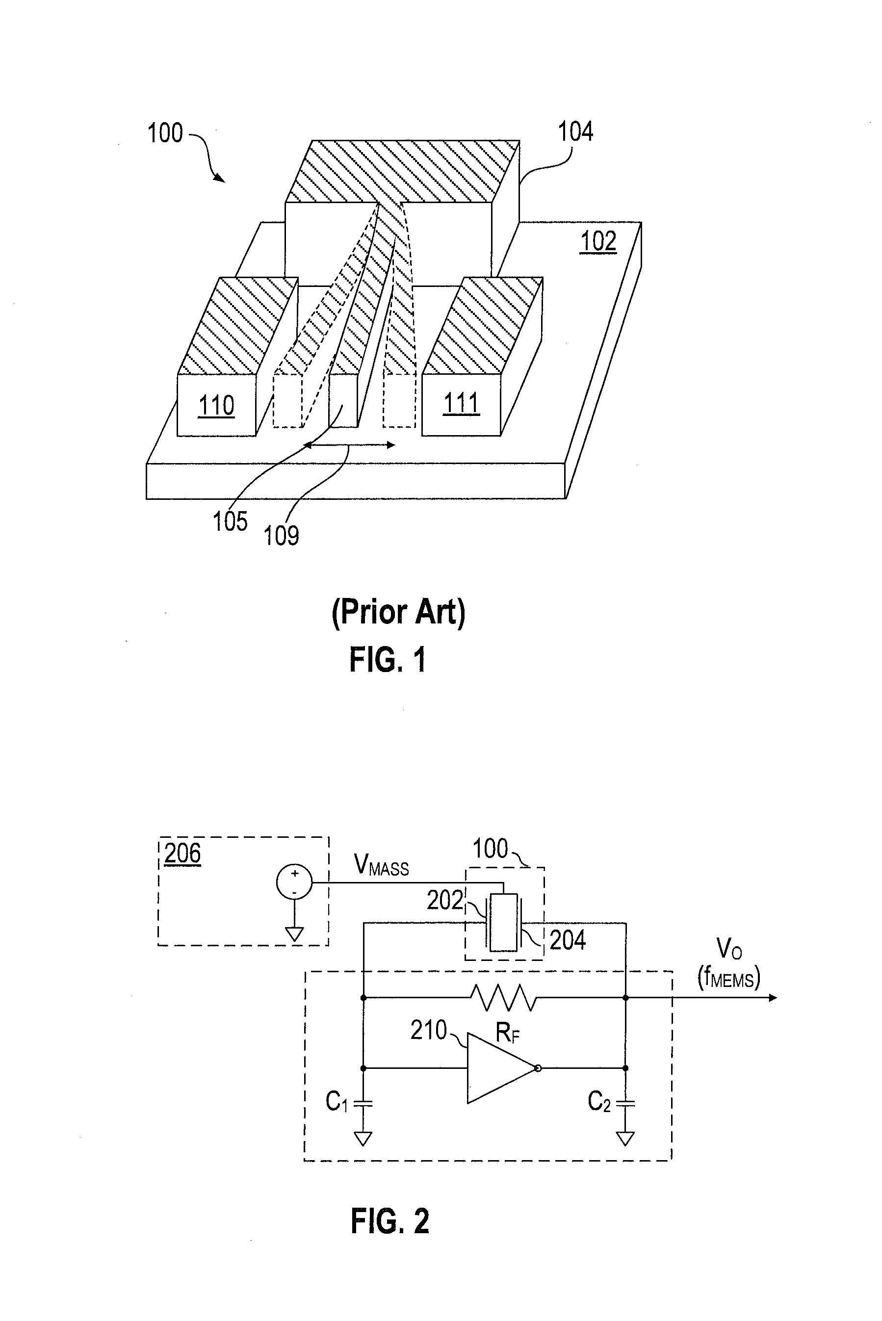 Suspended passive element for MEMS devices