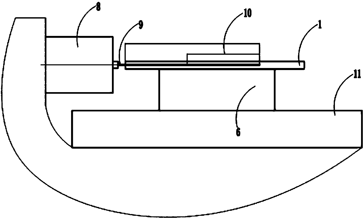 Processing method of water conveying hole of mold base template