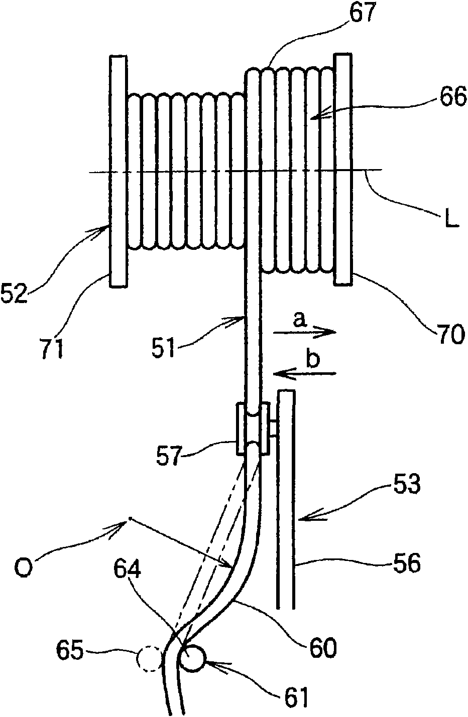Method for housing solder wire and device thereof