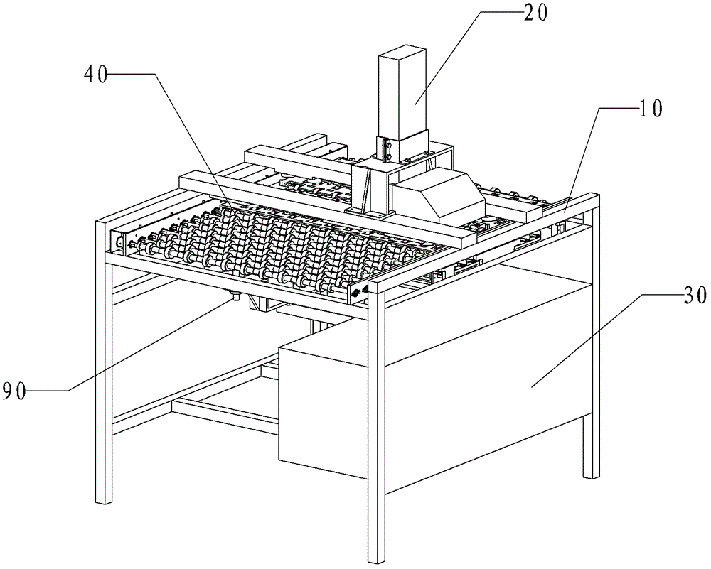 A marking machine and an automatic marking system