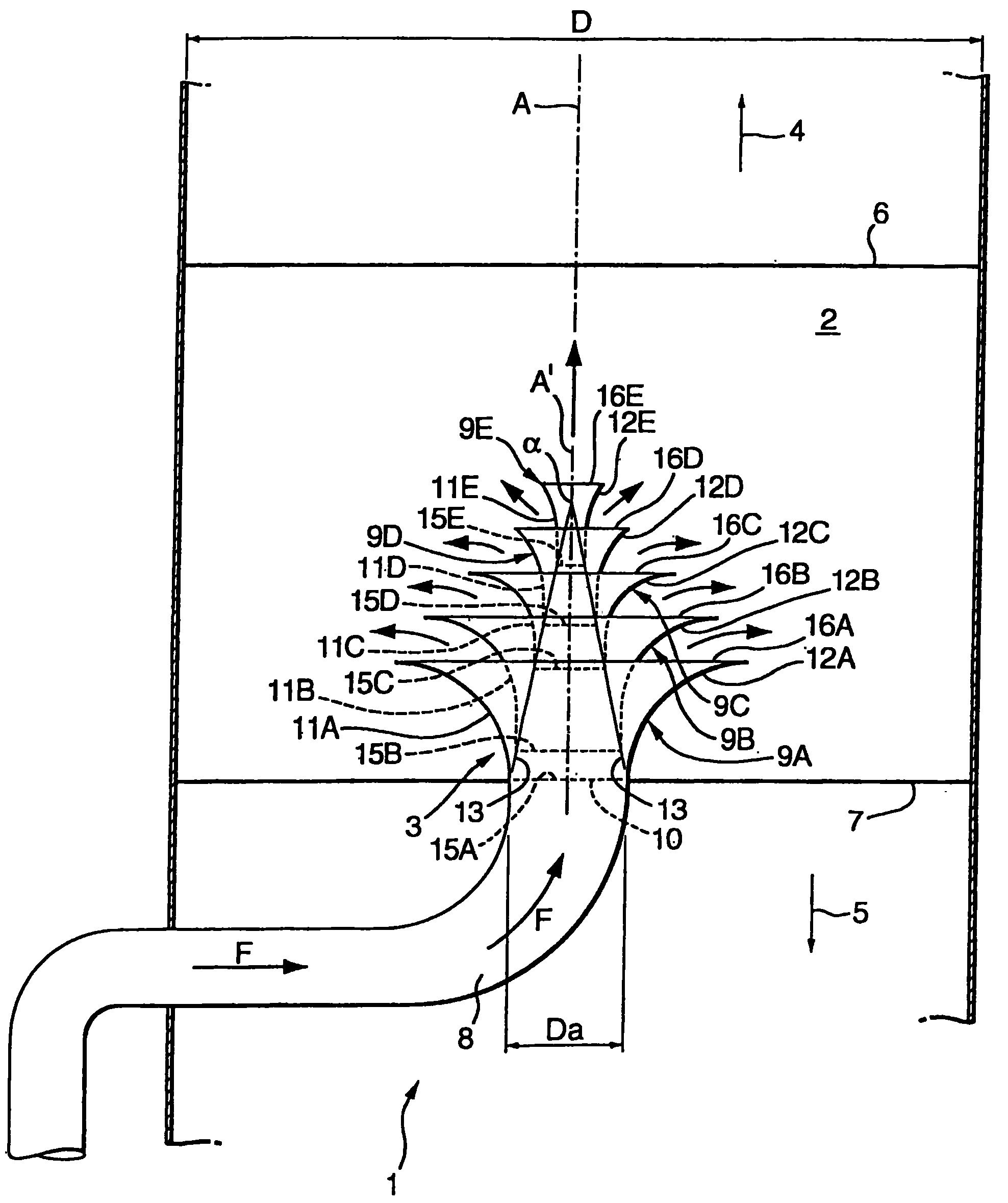 Apparatus and method for treating a fluid