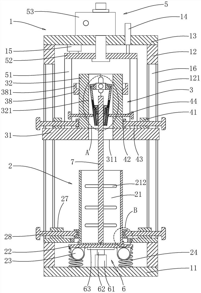 A bolt pulling experiment device and detection method thereof