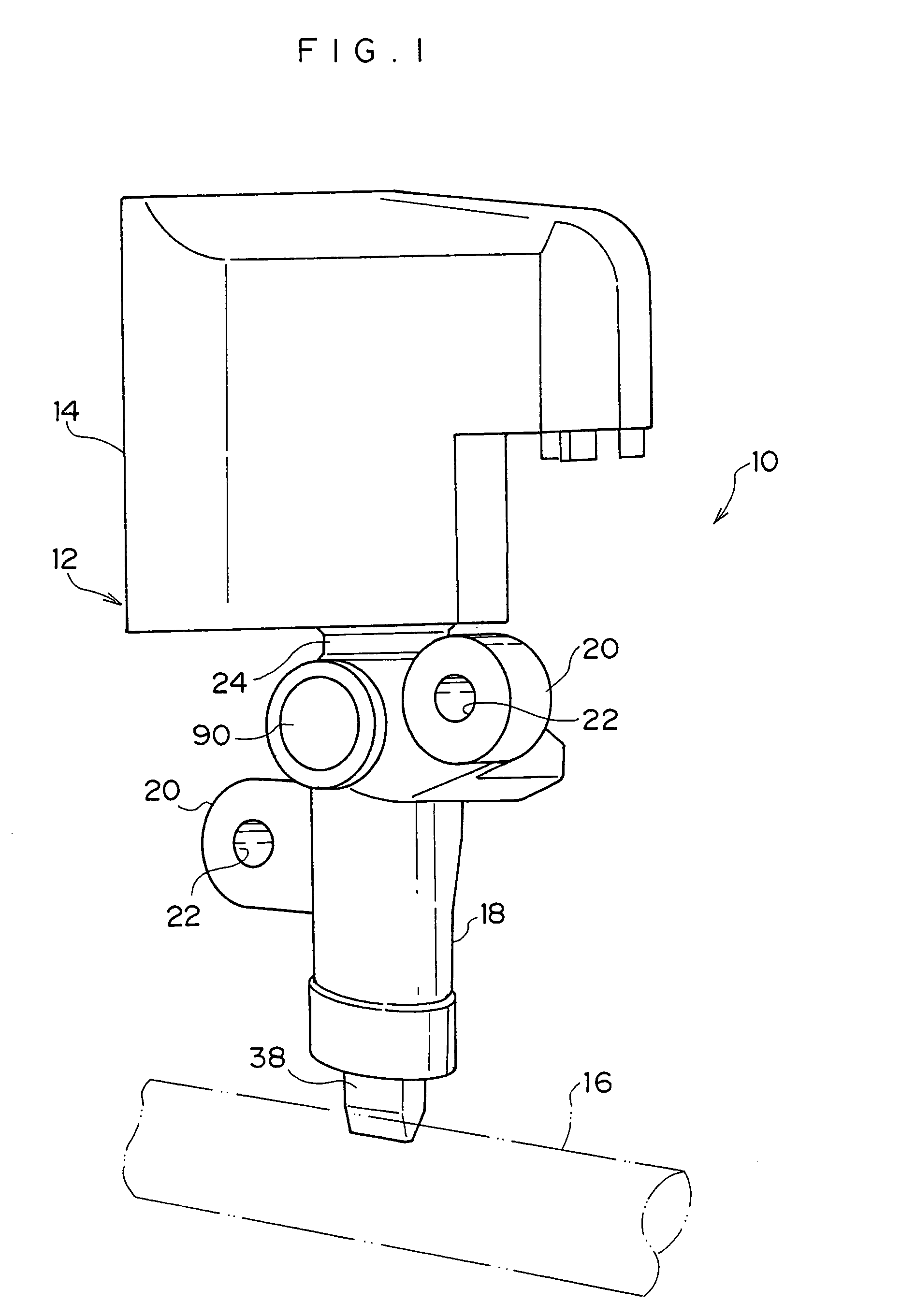 Electrically-driven steering lock device