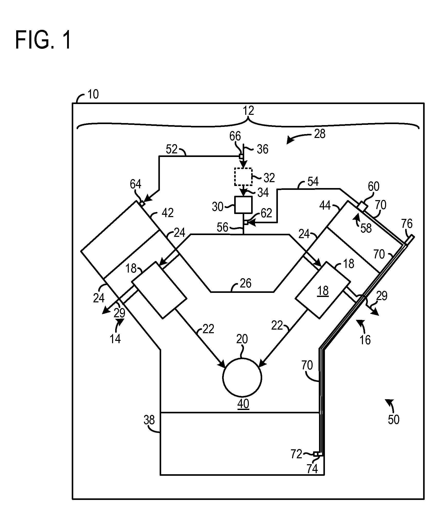Engine system having a backflow valve and method for operation thereof