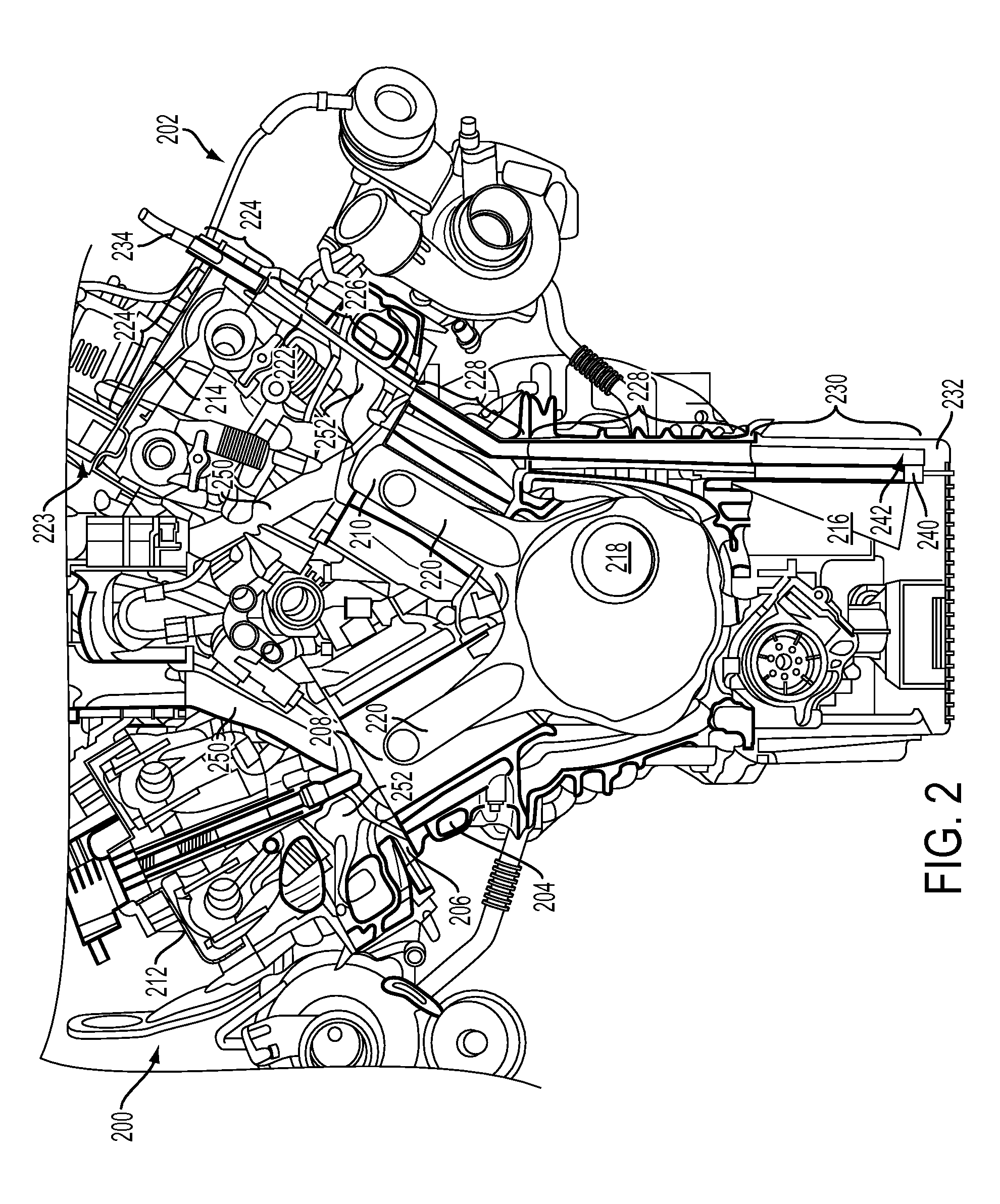 Engine system having a backflow valve and method for operation thereof