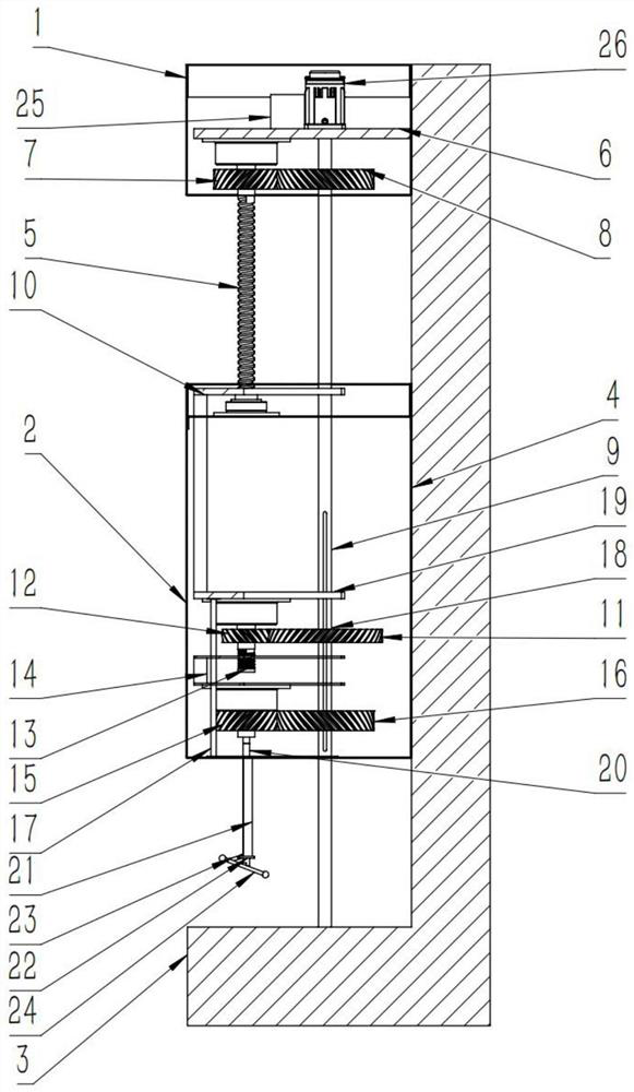 Automatic scrubbing machine for inner wall of narrow-mouth bottle