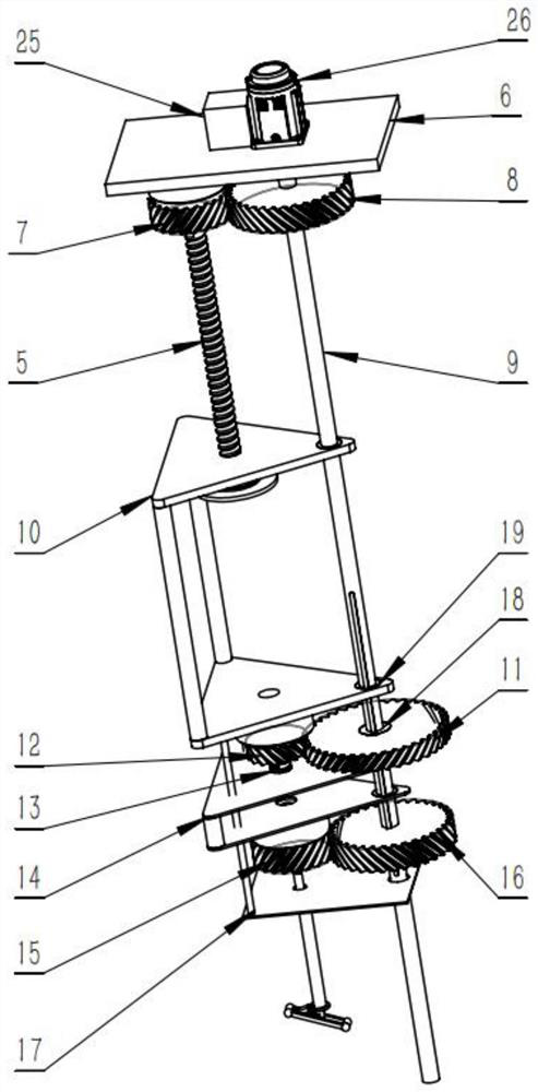 Automatic scrubbing machine for inner wall of narrow-mouth bottle