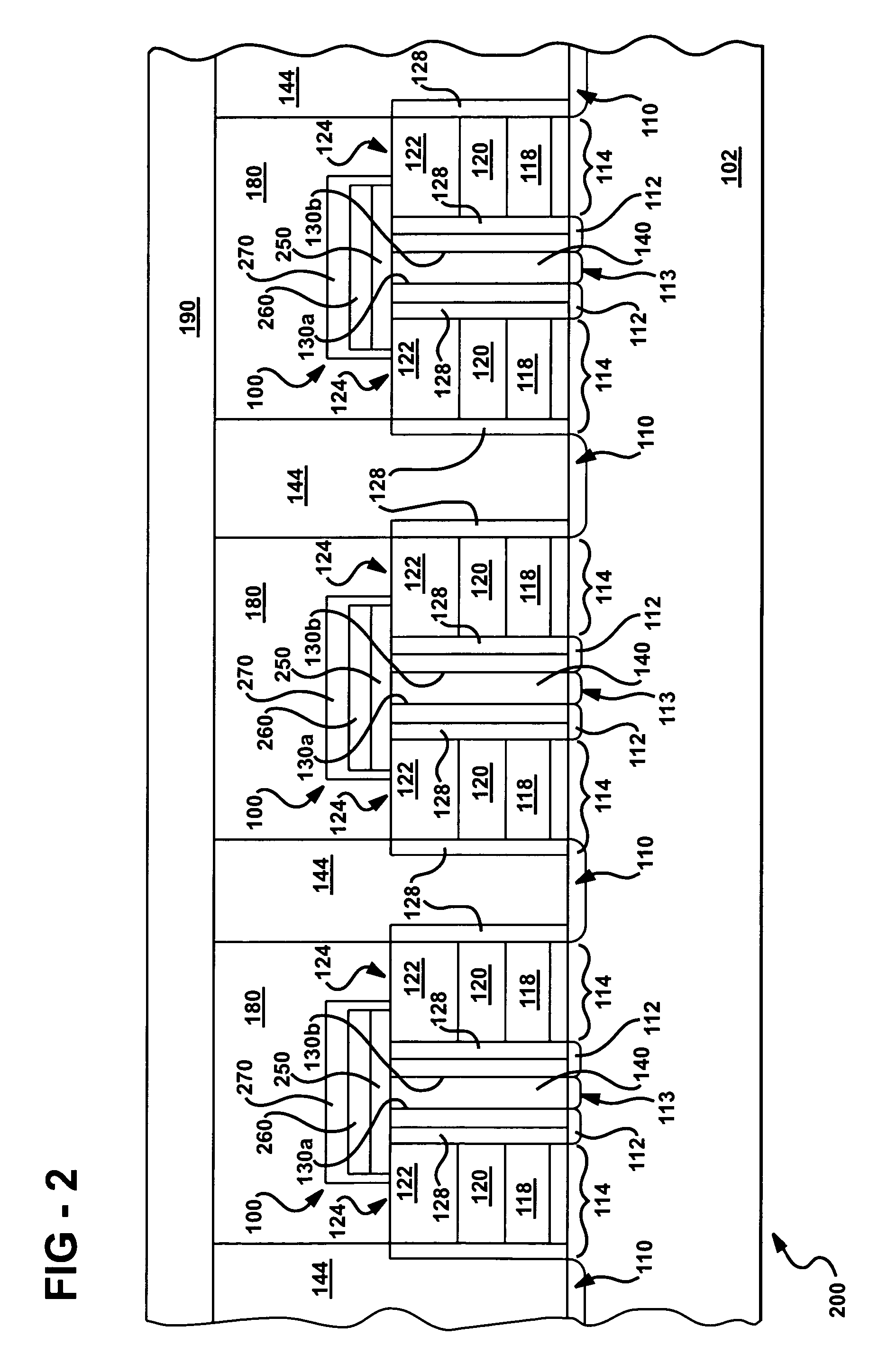 Electrically programmable memory element with improved contacts