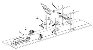 Traffic road energy-saving intelligent testing device based on big data