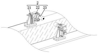 Traffic road energy-saving intelligent testing device based on big data