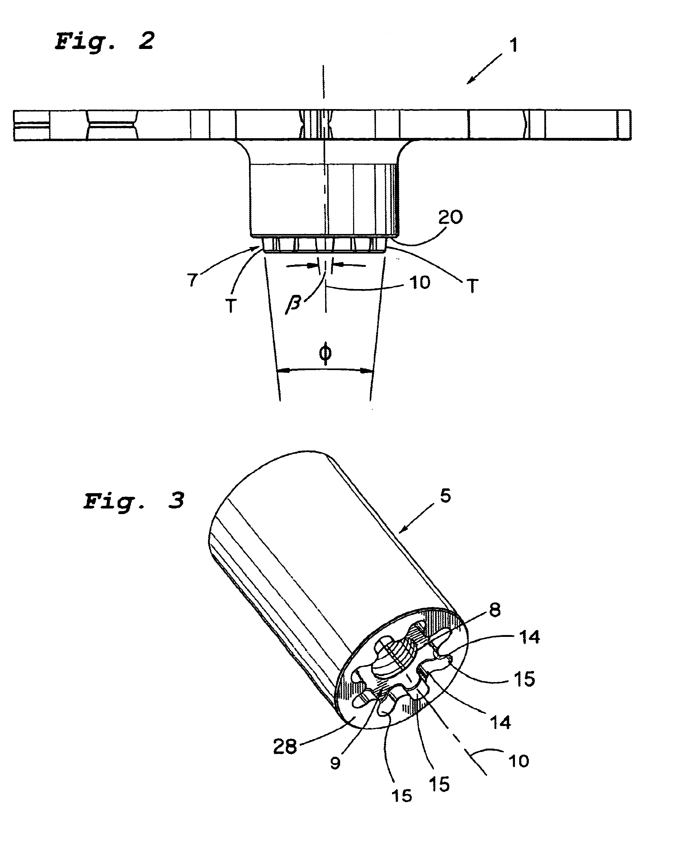 Toothed tool coupling for rotating a rotary tool