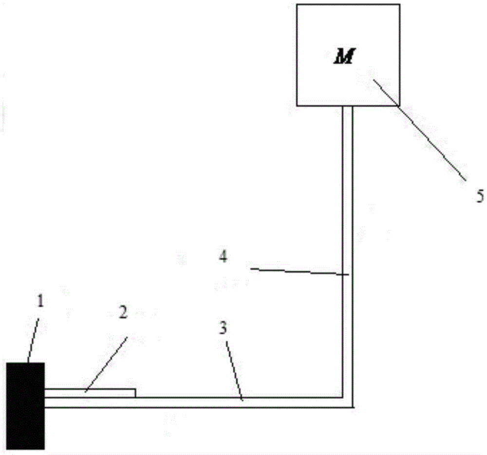 Right-angled piezoelectric cantilever beam vibration energy harvester