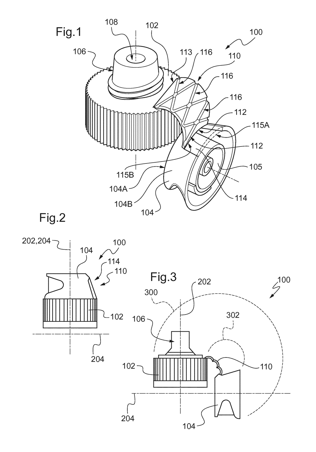 Hinged closure for a container