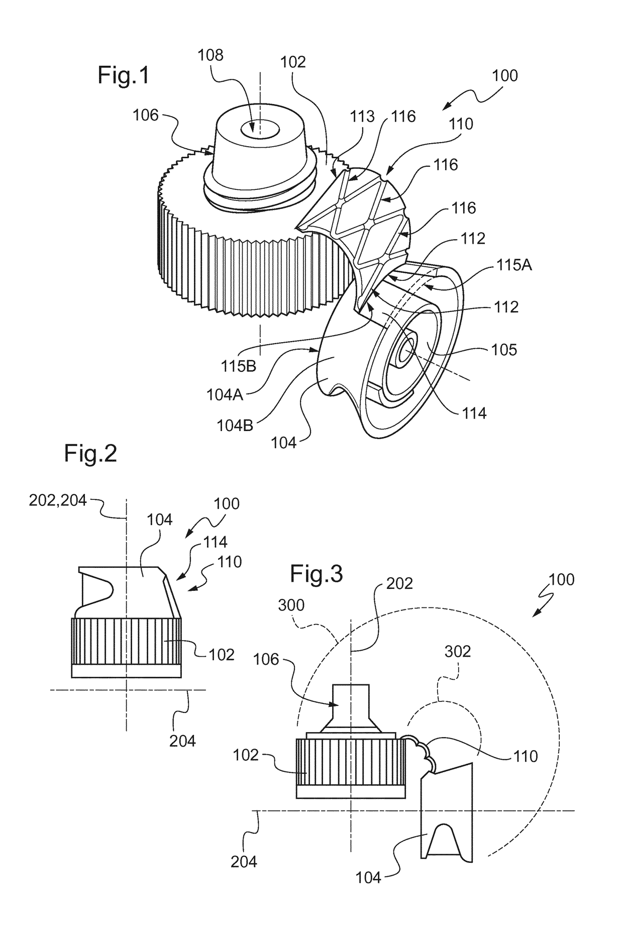 Hinged closure for a container