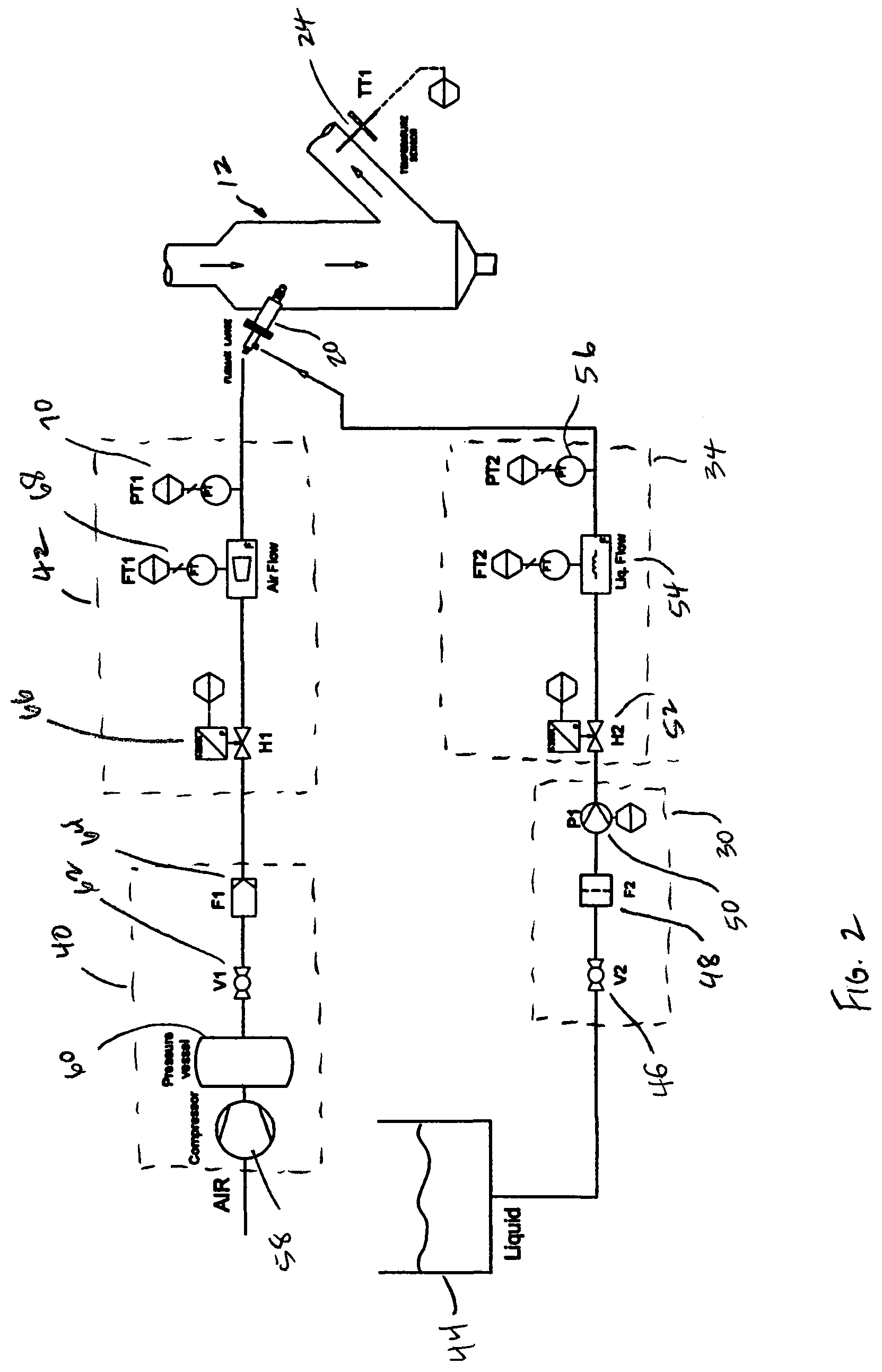 Method and apparatus for reducing air consumption in gas conditioning applications
