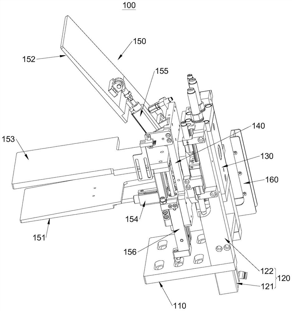 Bare cell clamping and turning mechanism and lithium-ion battery production line