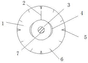 Electronic compass applicable to going-out