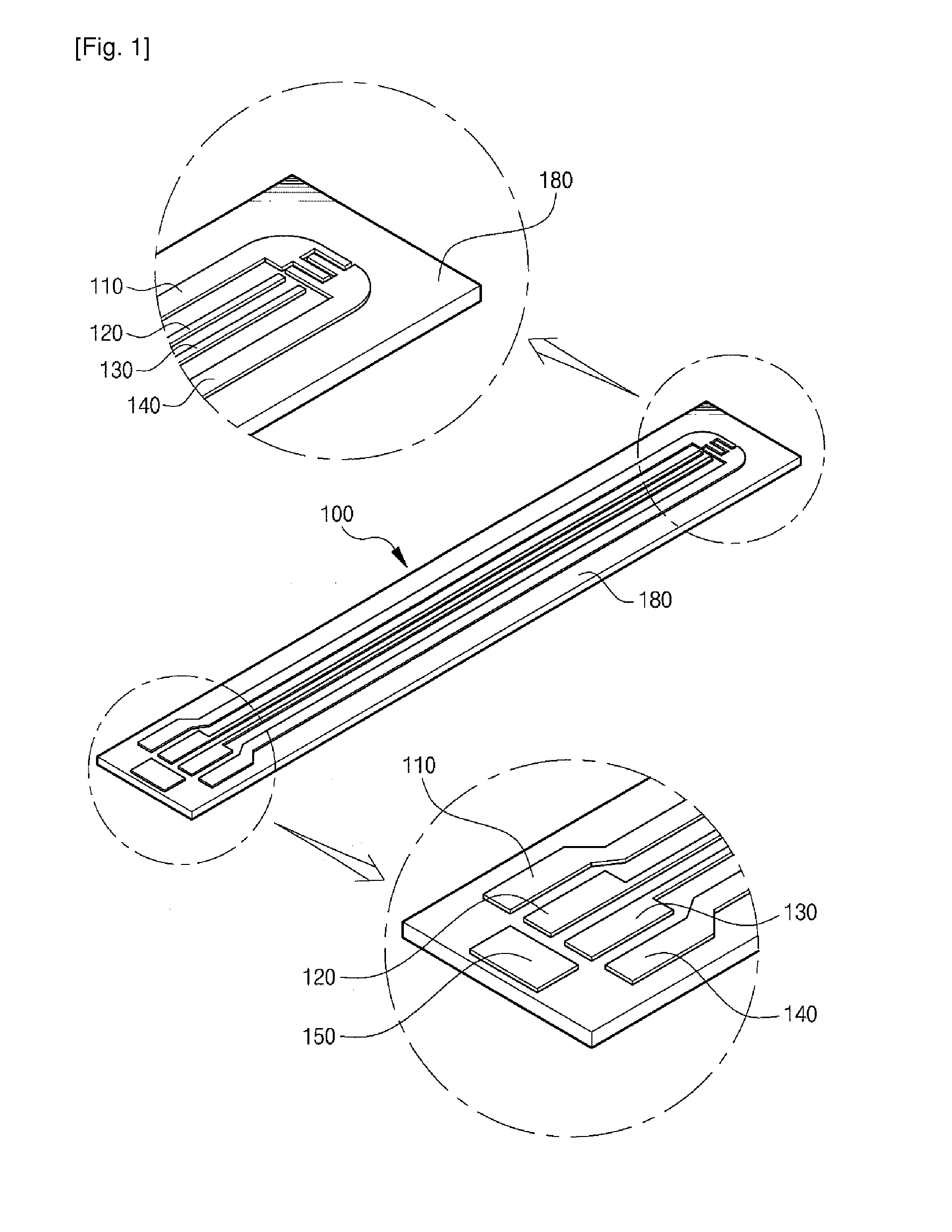 Electrochemical Biosensor Structure and Measuring Method Using the Same