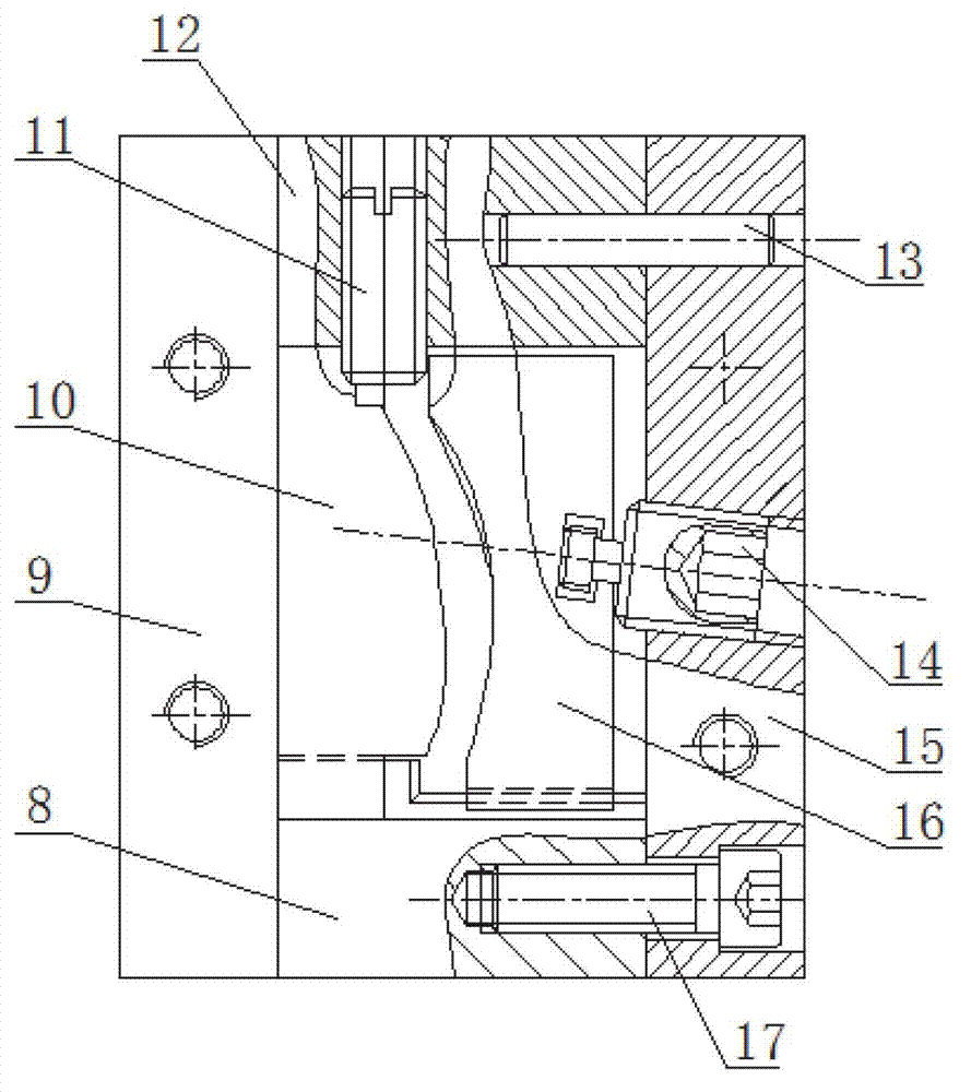Clamping positioning device for finish machining aero-engine turbine blade