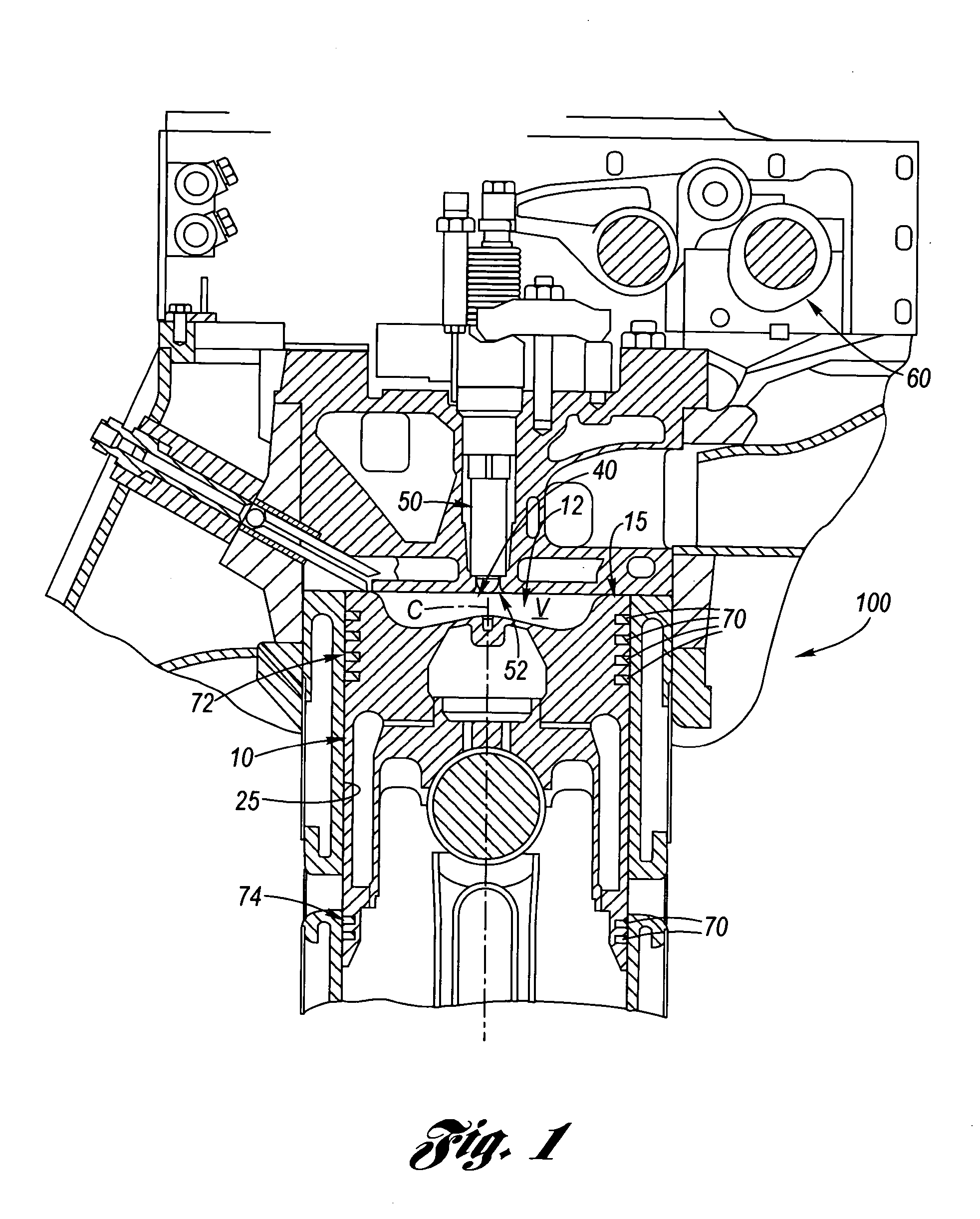 Optimized low emission two-stroke internal combustion diesel engine