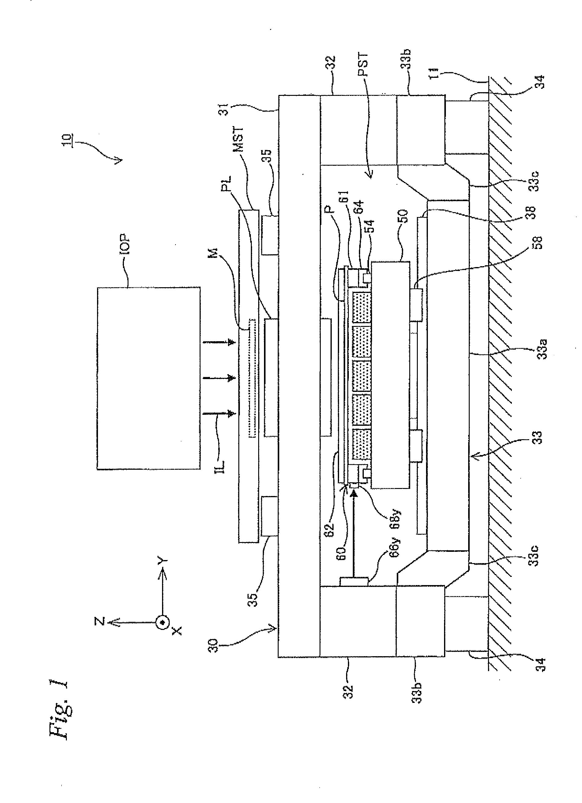Movable body apparatus, object processing device, exposure apparatus, flat-panel display manufacturing method, and device manufacturing method
