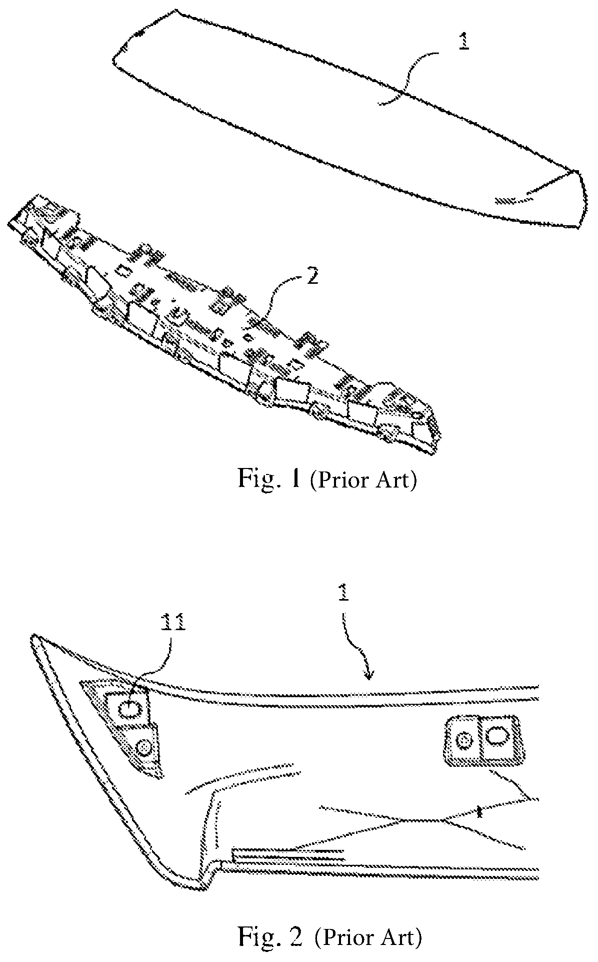 Body part for a motor vehicle with positioning structure