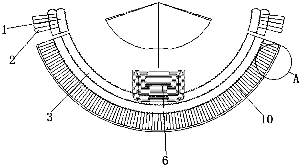 A fistula waterproof device and waterproof method for bathing patients with laryngeal cancer