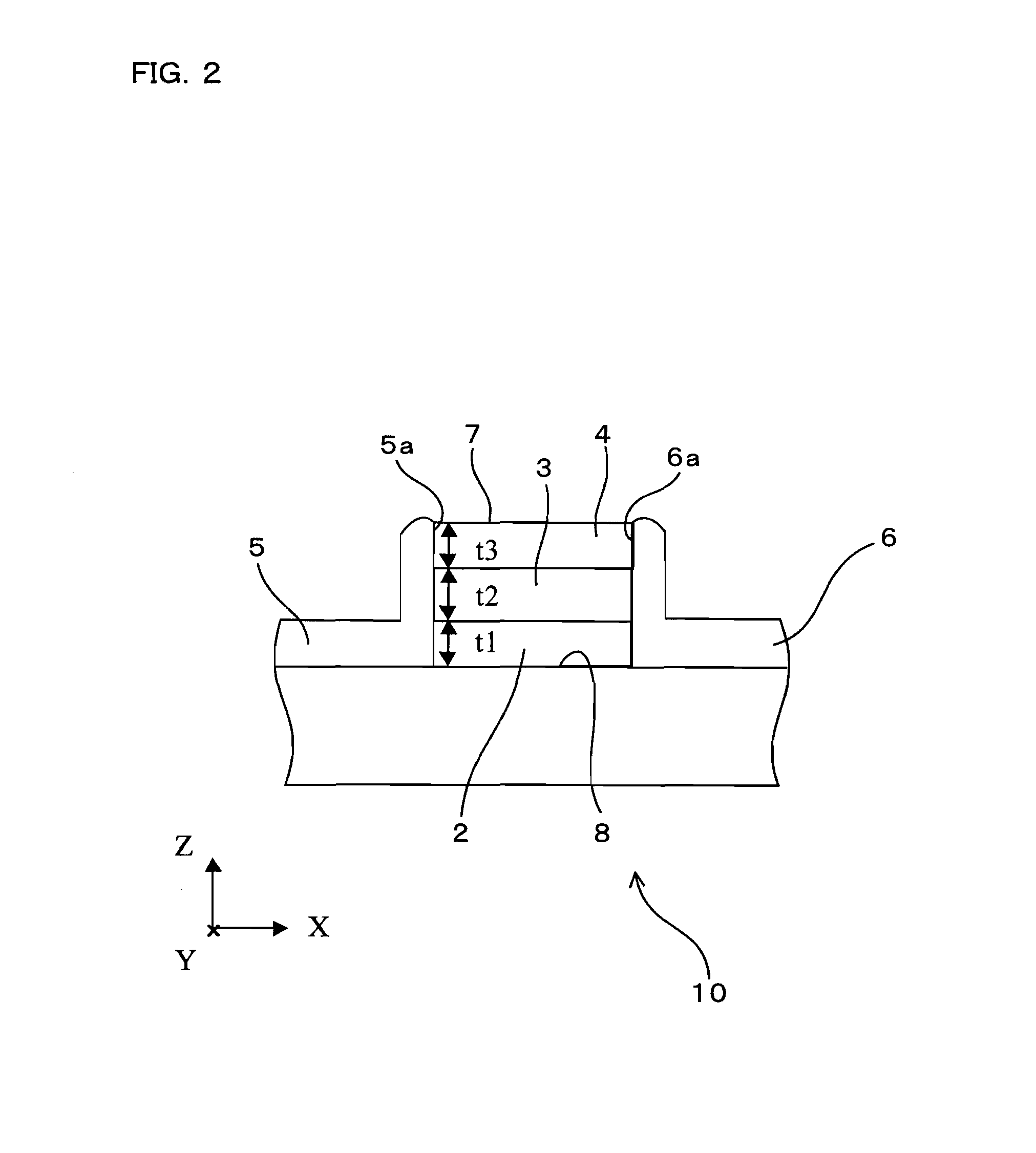Electromagnetic field detecting element and device using same