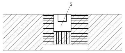 Multi-patio vertical-striping shrinkage mining method for medium-thickness steeply-inclined stoping