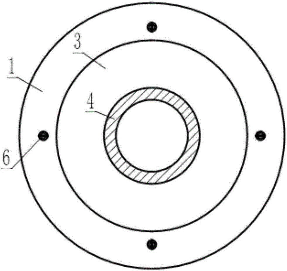 Disc-shaped spring damper with rigidity capable of being preset