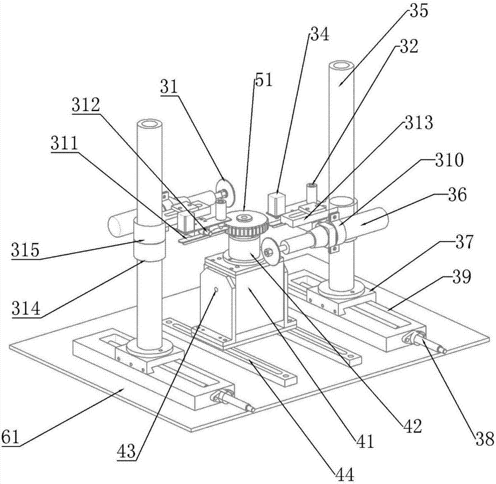 Gear chamfering device