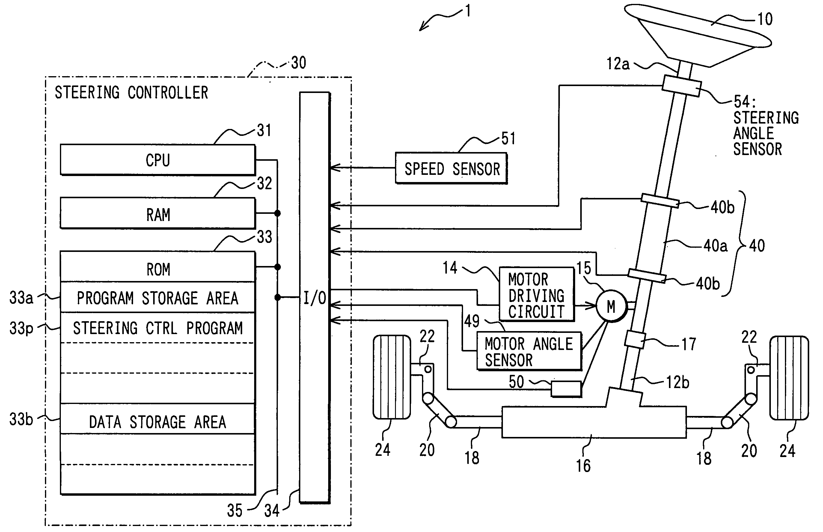 Electric power steering system and method having abnormality compensation function