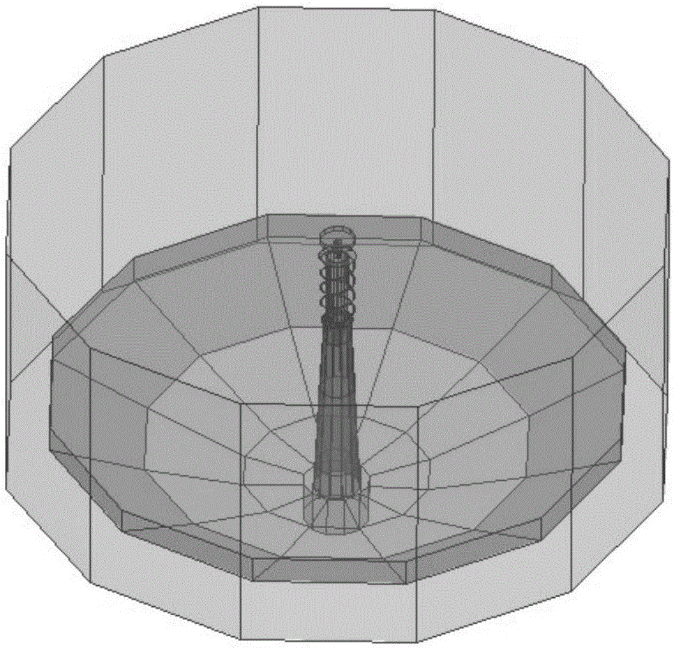 Method for determining passive intermodulation amount of net-shaped reflector antenna