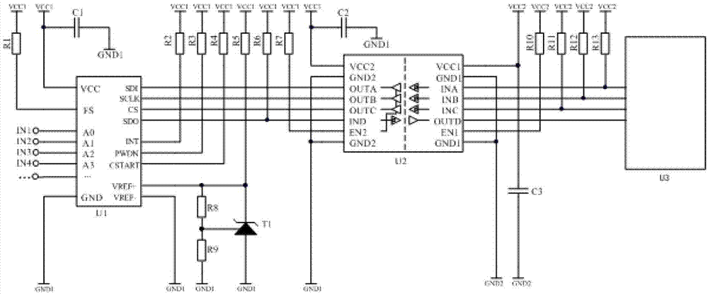 Isolation voltage acquisition circuit