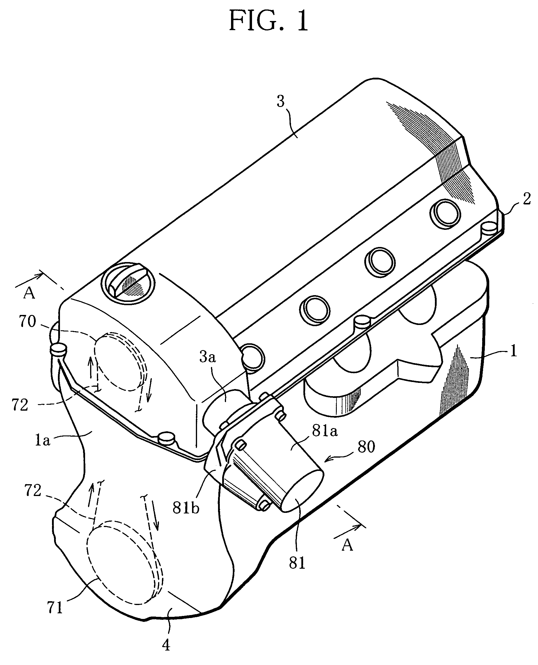 Variable valve train system for internal combustion engine