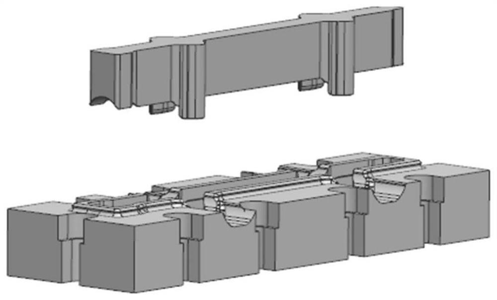 A manufacturing process for manufacturing integral stainless steel oil rail forgings