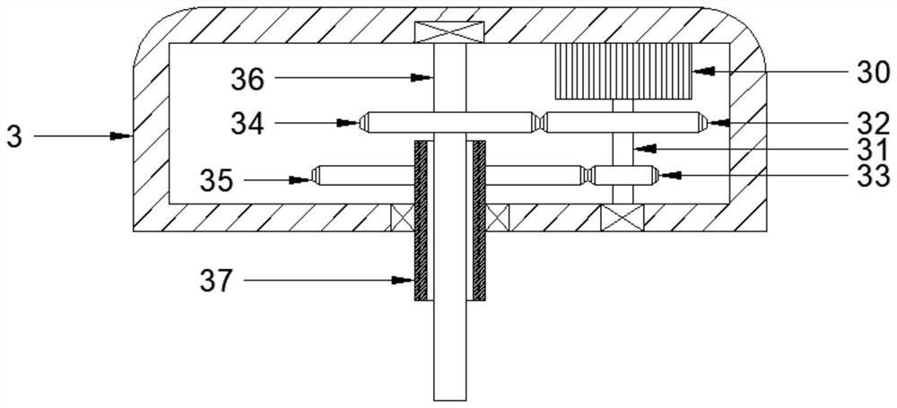 A household sewage treatment device