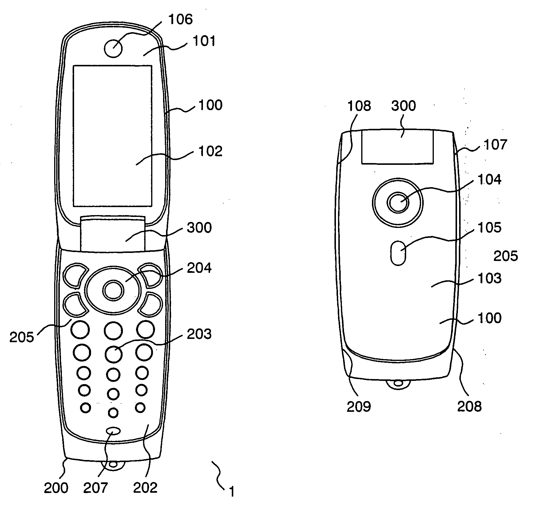 Mobile phone with camera