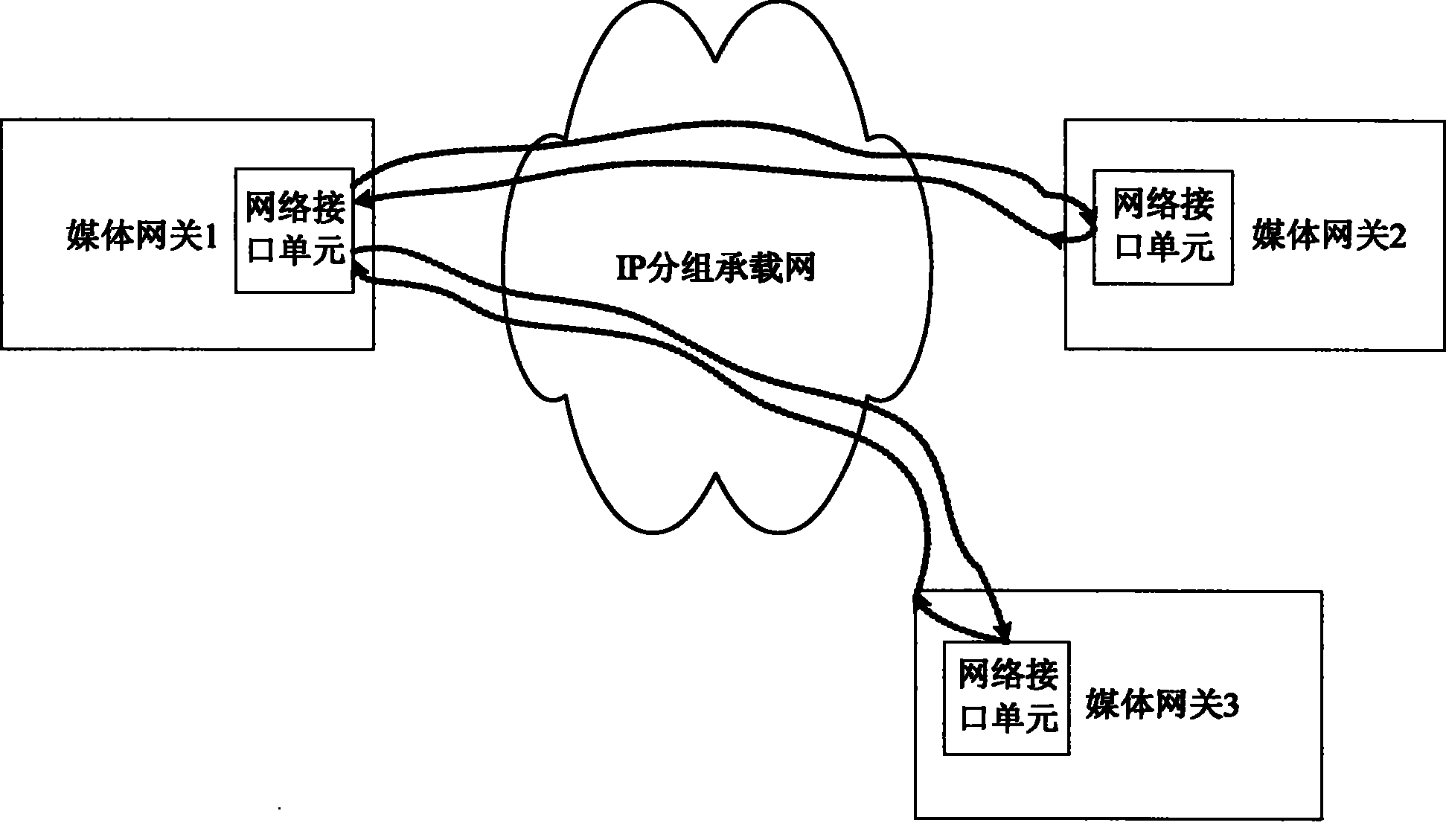 Method for detecting calling continuity of IP packet carrying network