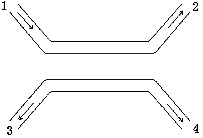 Micro-strip line absorption band-pass filter