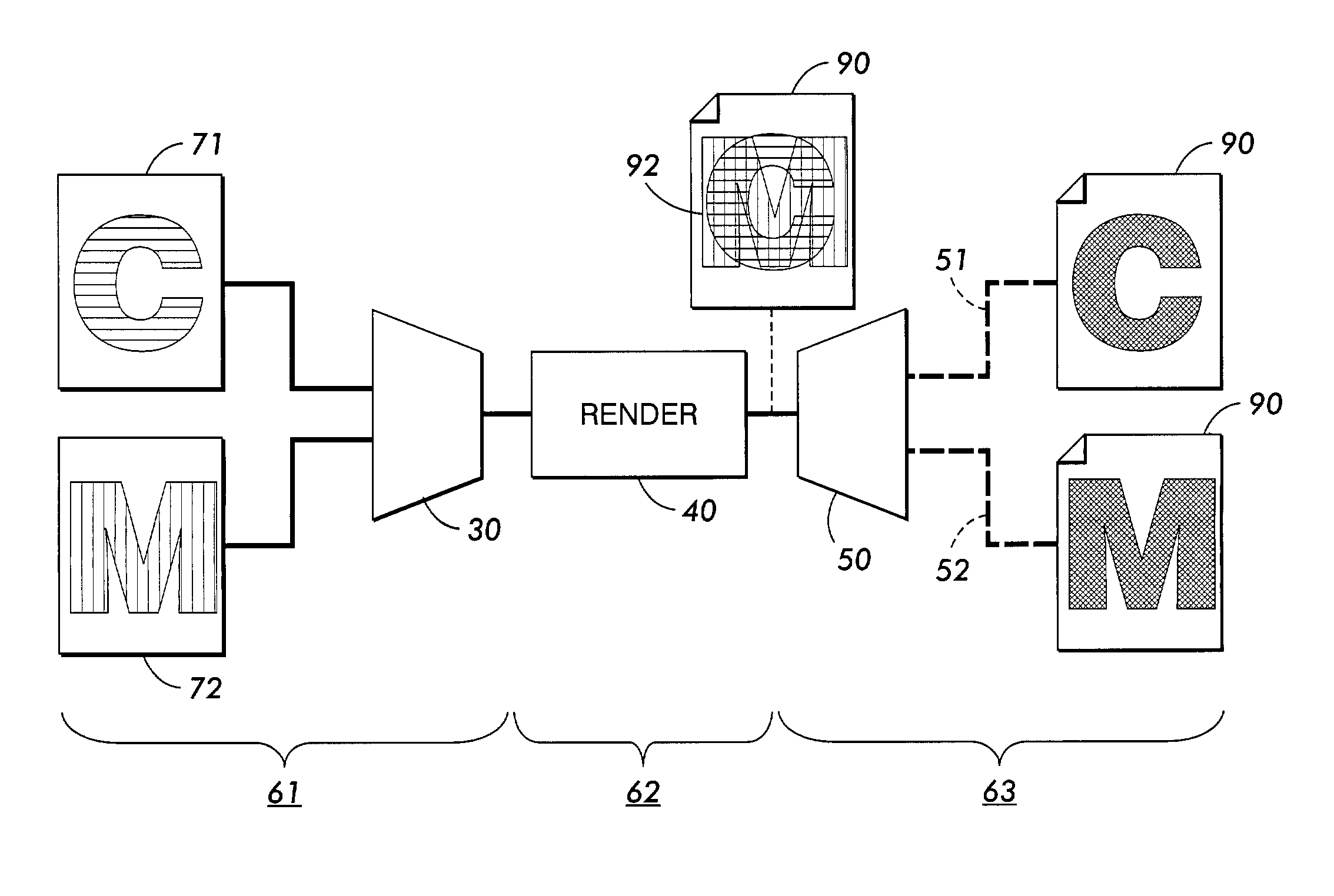 Systems for spectral multiplexing of source images to provide a composite image, for rendering the composite image, and for spectral demultiplexing the composite image, which achieve increased dynamic range in a recovered source image
