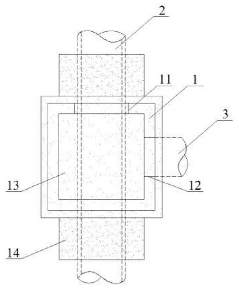 A rapid construction method for non-stop water contact between newly-built sewage pipelines and main pipelines