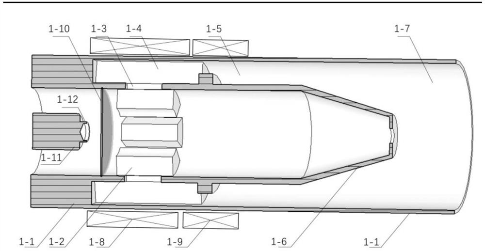 A Relativistic Magnetron with Double-terminal Emitting Cathode Structure