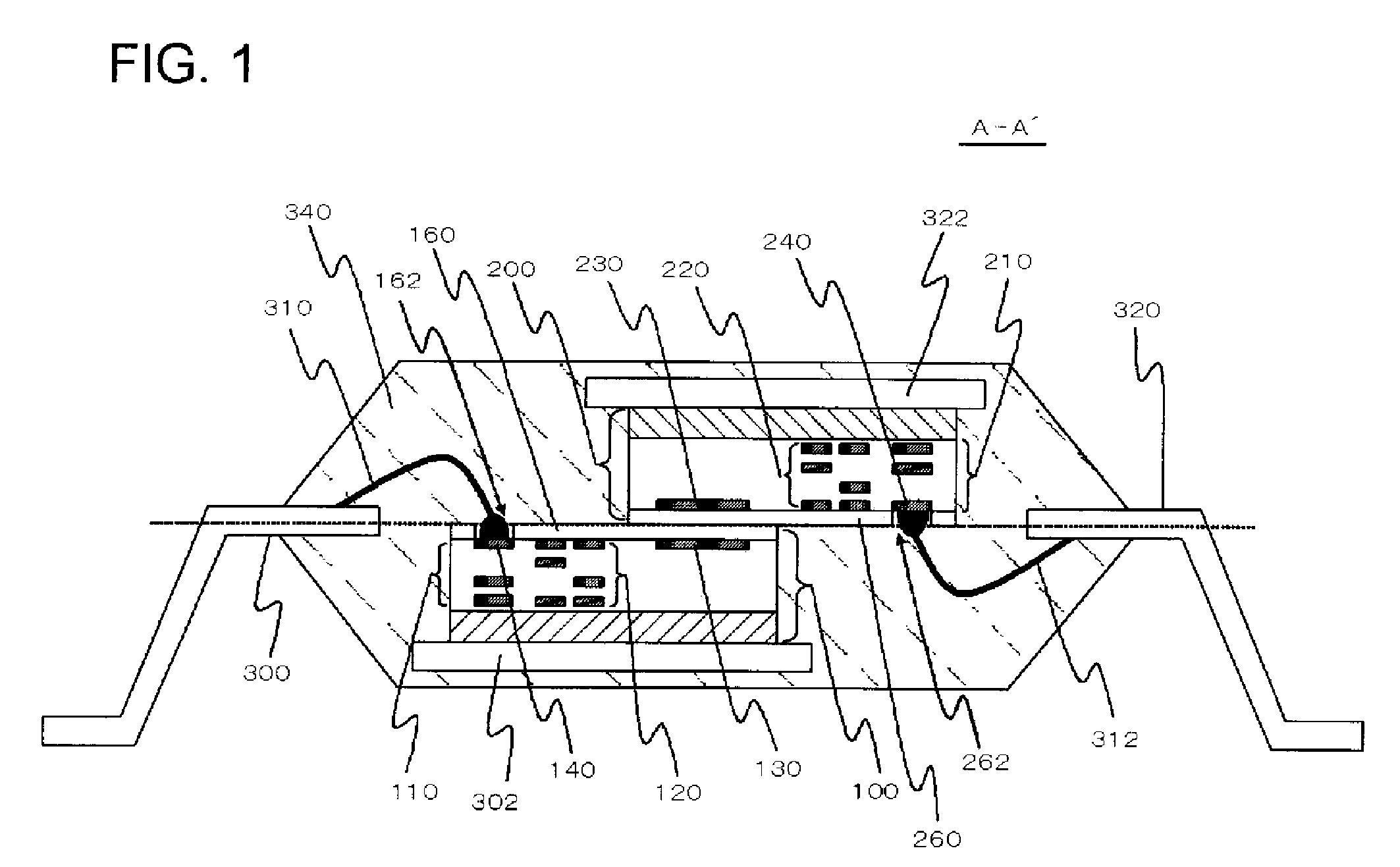 Semiconductor device that performs signal transmission using induction coupling, method of said manufacturing semiconductor device, and lead frame thereof
