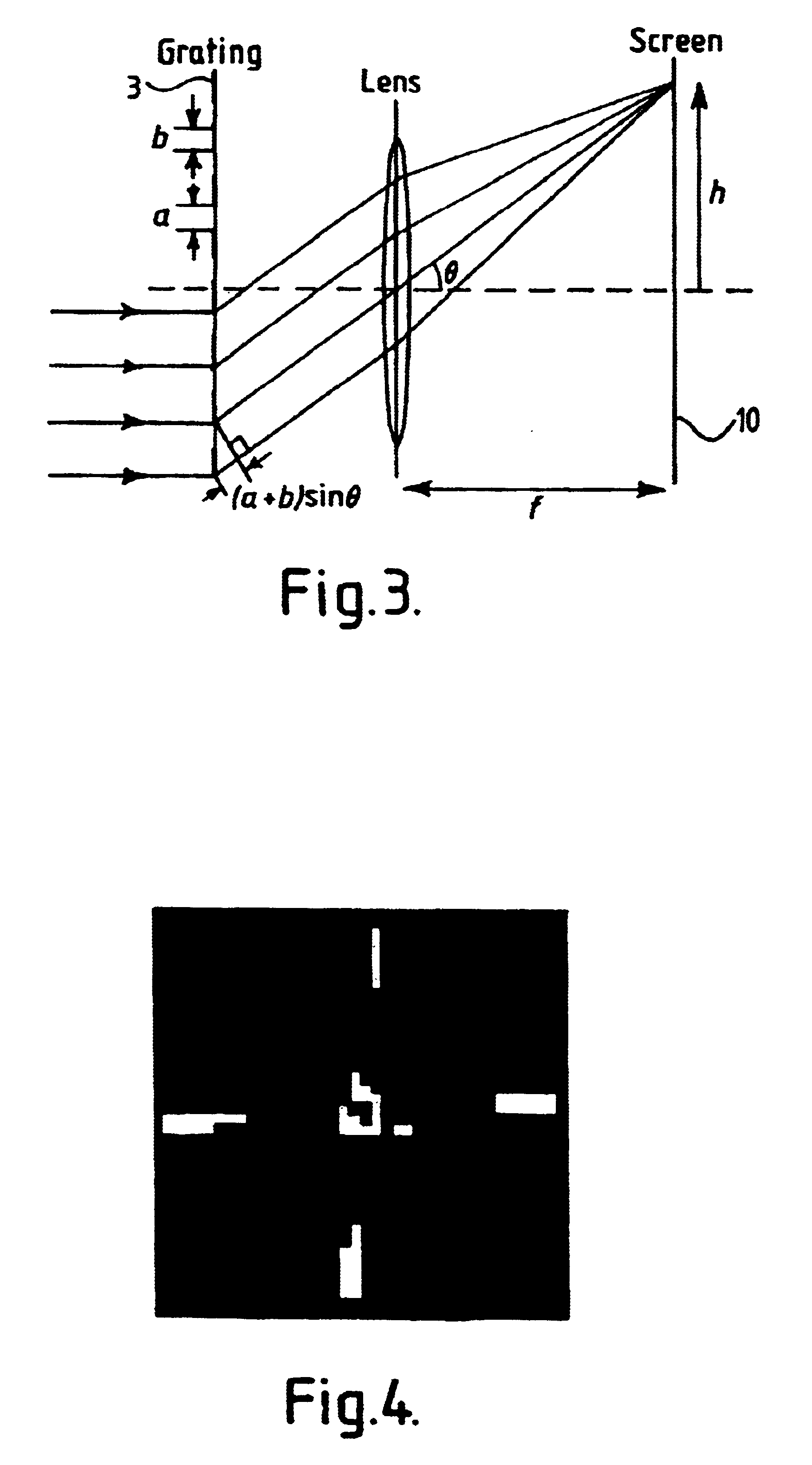 Image processing system and method for removing or compensating for diffraction spots