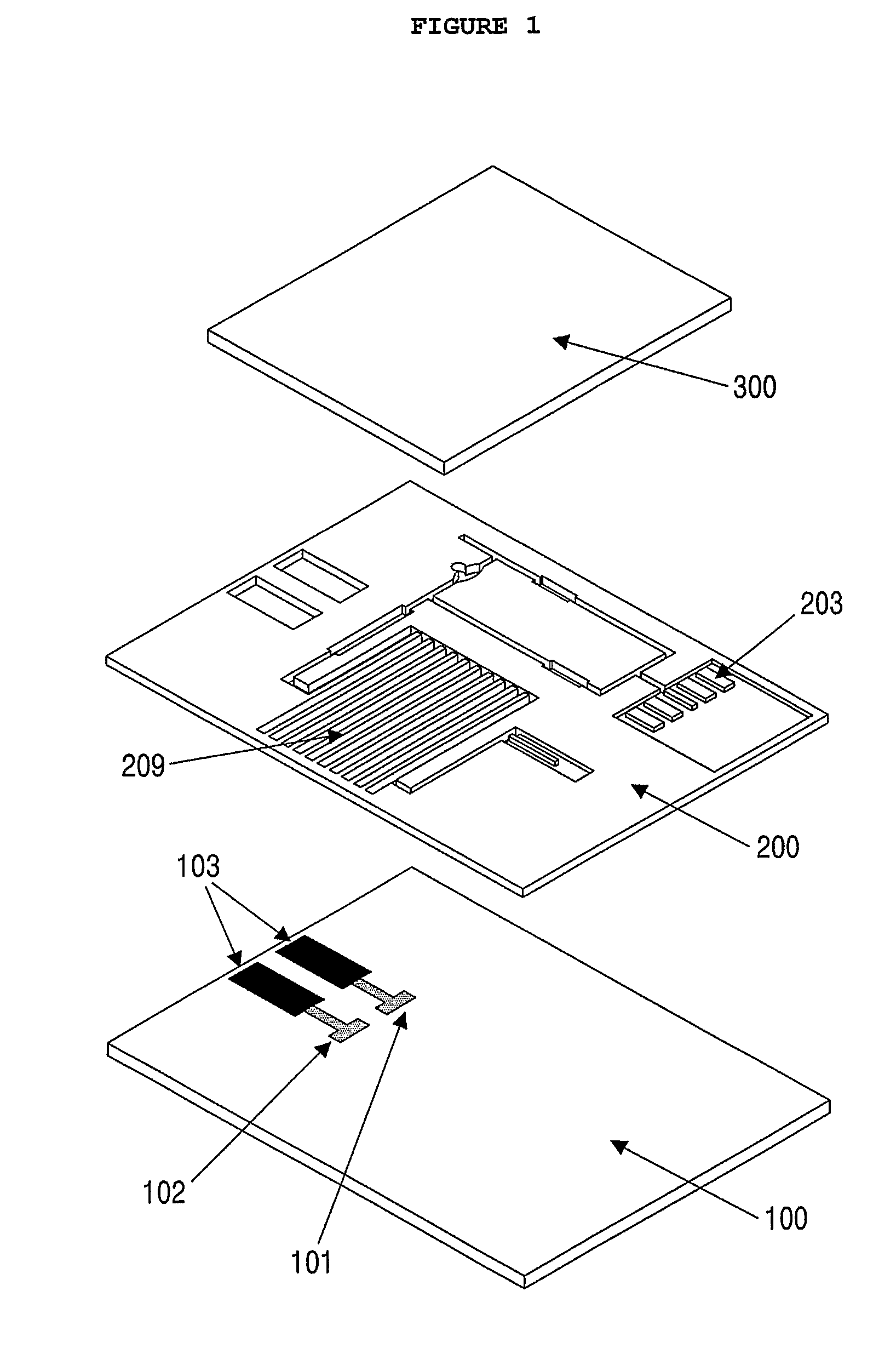 Microfluidic sensor complex structure