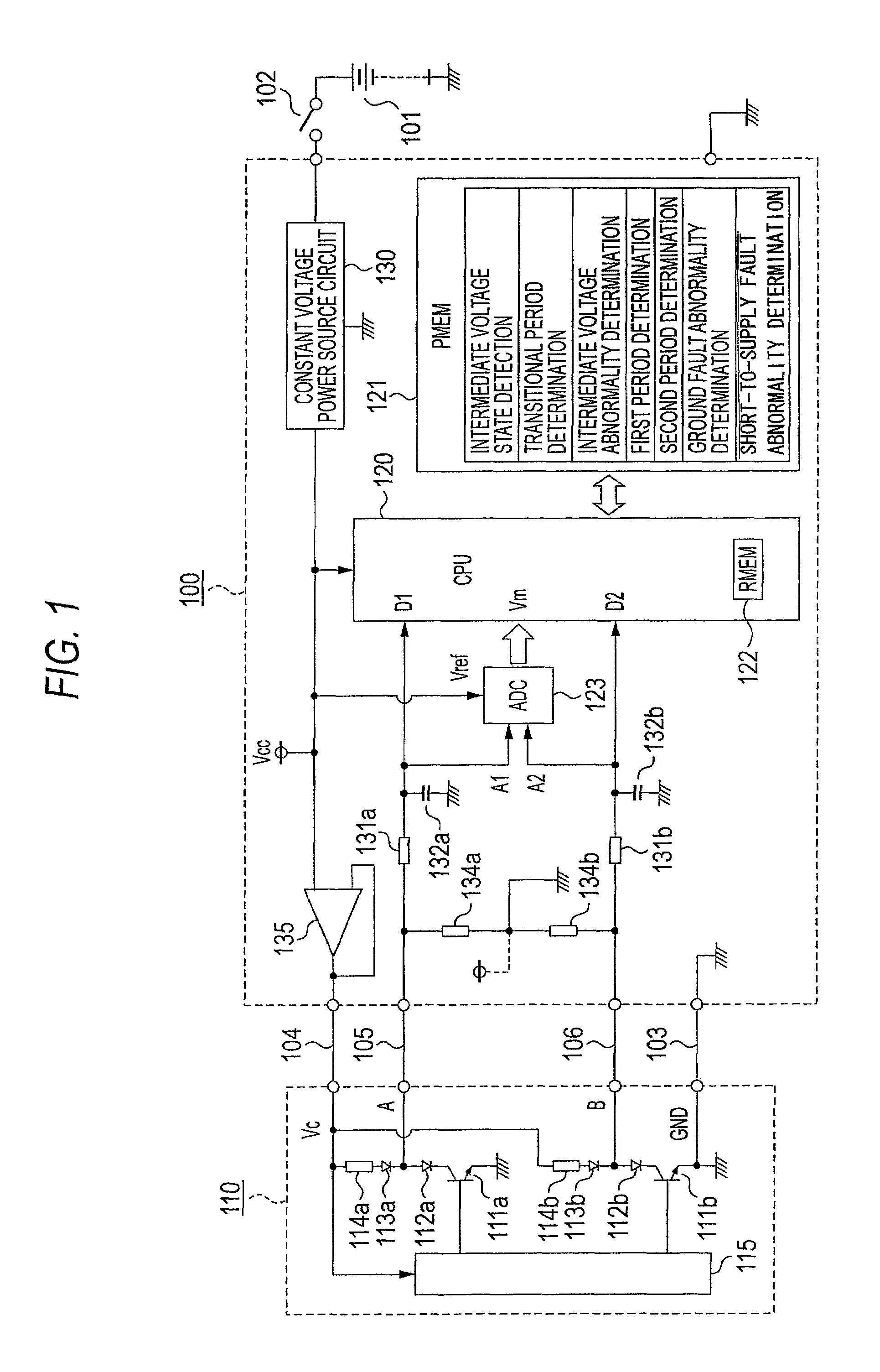Wire abnormality detecting device
