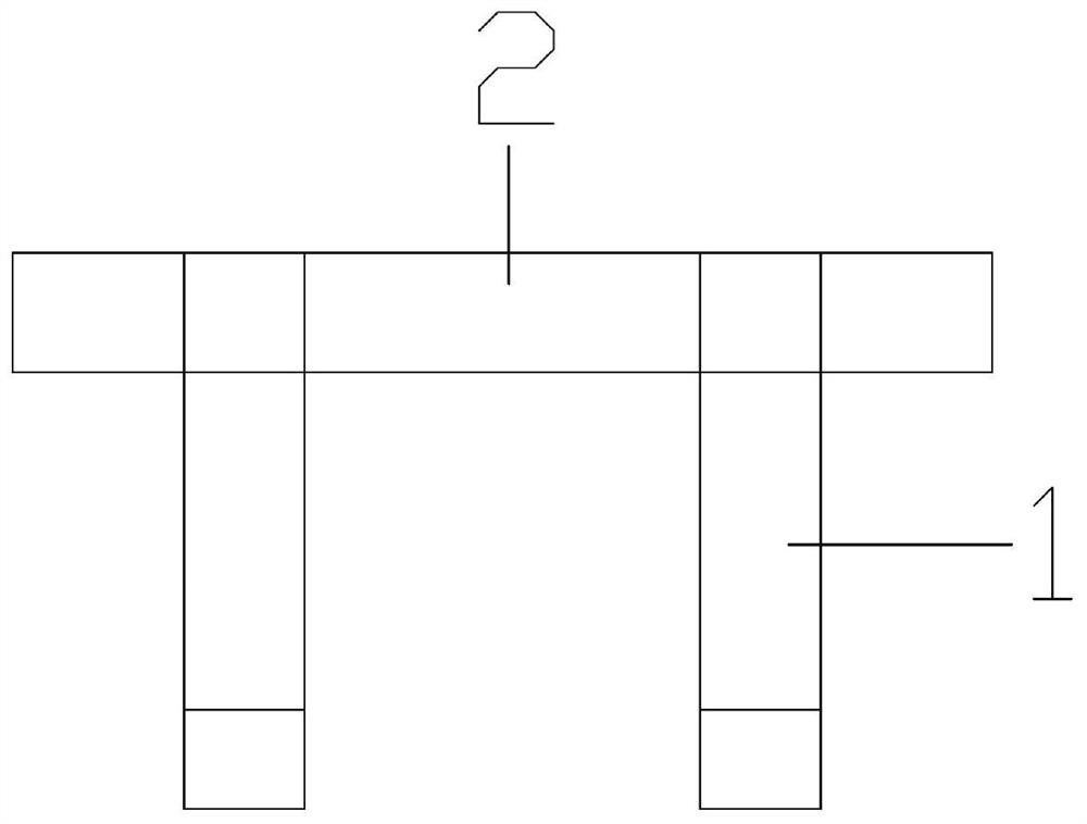 Construction method of propeller strut rib plate fabricated double-T plate