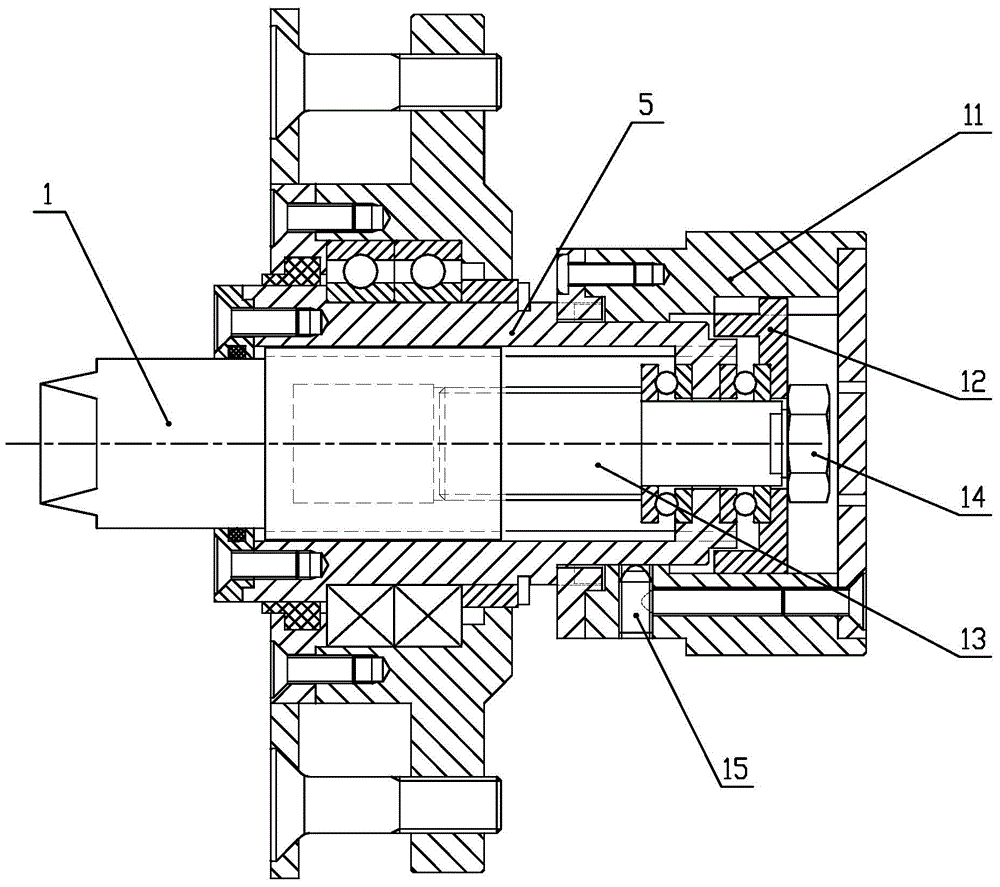 Axial pressing locking device